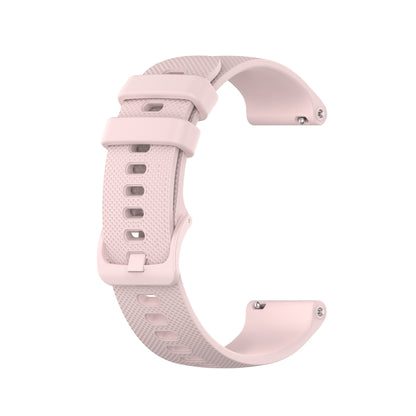 For Honor Watch GS 3i 22mm Small Plaid Texture Silicone Watch Band(Rose Pink) -  by PMC Jewellery | Online Shopping South Africa | PMC Jewellery