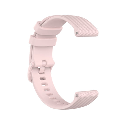 For Honor Watch GS 3i 22mm Small Plaid Texture Silicone Watch Band(Rose Pink) -  by PMC Jewellery | Online Shopping South Africa | PMC Jewellery