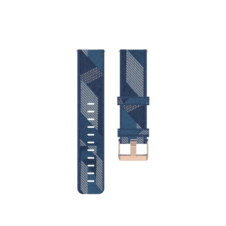 For Honor Watch GS 3i 22mm Nylon Woven Watch Band(Blue) -  by PMC TechLife | Online Shopping South Africa | PMC TechLife