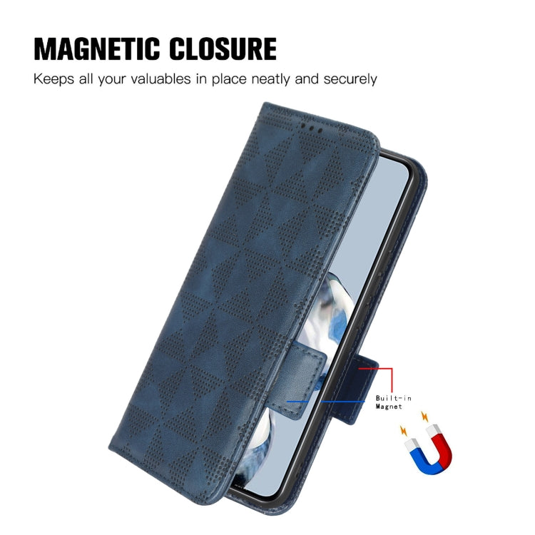 For Huawei P60 / P60 Pro Symmetrical Triangle Leather Phone Case(Black) - free shipping - PMC TechLife - Order now!