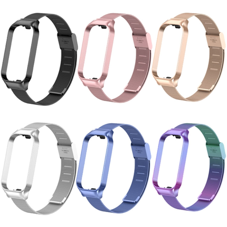 For Redmi Band 2 Milan Buckle Metal Watch Band(Silver) - Smart Wear by PMC Jewellery | Online Shopping South Africa | PMC Jewellery