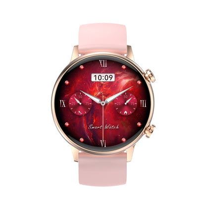 HK39 1.1 inch Smart Silicone Strap Watch Supports Bluetooth Call/Blood Oxygen Monitoring(Pink) - Smart Wear by PMC Jewellery | Online Shopping South Africa | PMC Jewellery