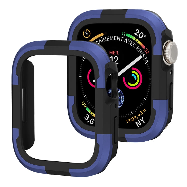 For Apple Watch Series SE 2&6&SE&5&4 44mm Armor Frame Watch Case(Purple) - Smart Wear by PMC TechLife | Online Shopping South Africa | PMC TechLife