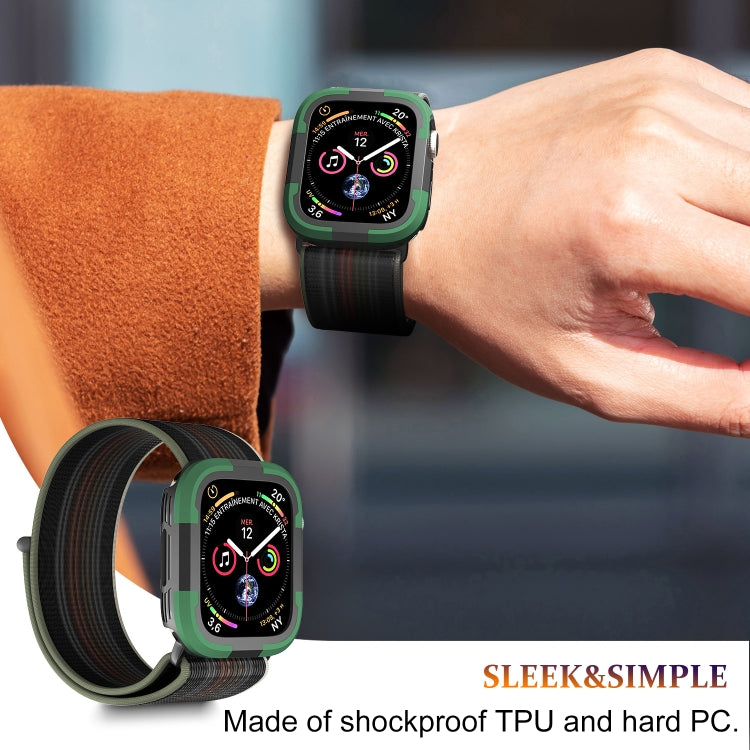 For Apple Watch Ultra 49mm Armor Frame Watch Case(Green) - Smart Wear by PMC TechLife | Online Shopping South Africa | PMC TechLife