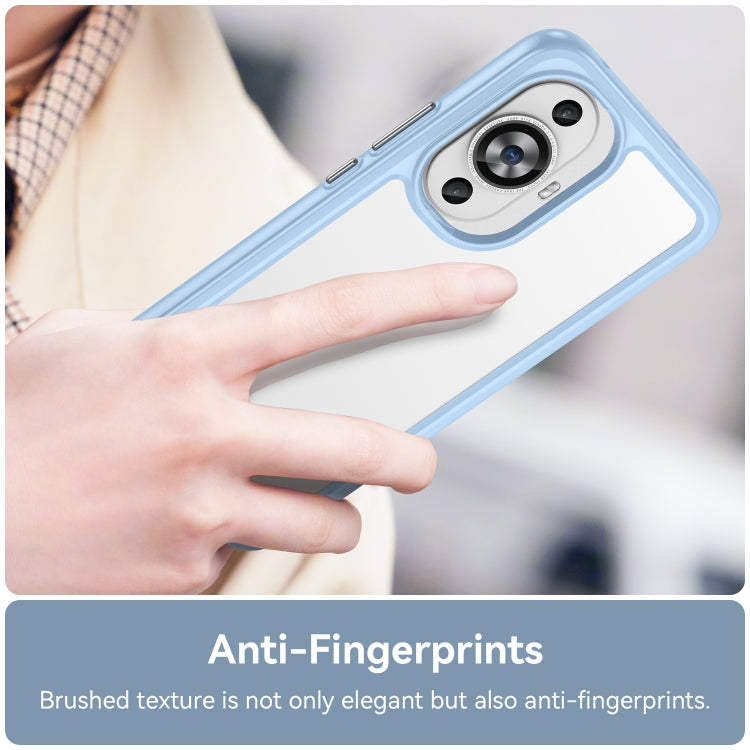 For Huawei Nova 11 Colorful Series Acrylic + TPU Phone Case(Blue) - free shipping - PMC TechLife - Order now!