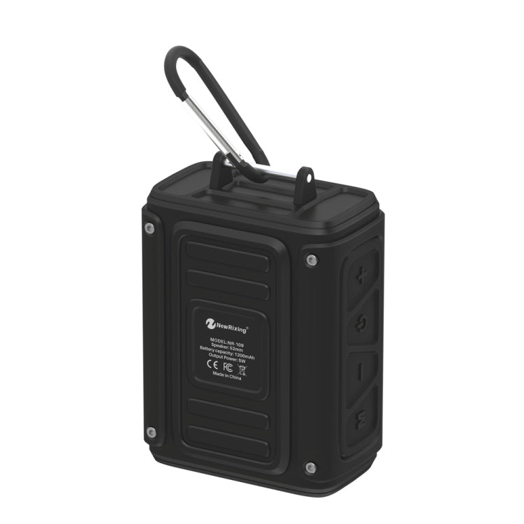 New Rixing NR109 TF FM Portable Bluetooth Stereo Surround(Black) - Desktop Speaker by NewRixing | Online Shopping South Africa | PMC TechLife | Buy Now Pay Later Mobicred