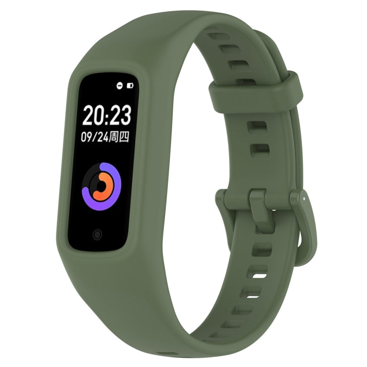 For Keep Band B2 Solid Color Integrated Silicone Watch Band(Army Green) - Smart Wear by PMC Jewellery | Online Shopping South Africa | PMC Jewellery