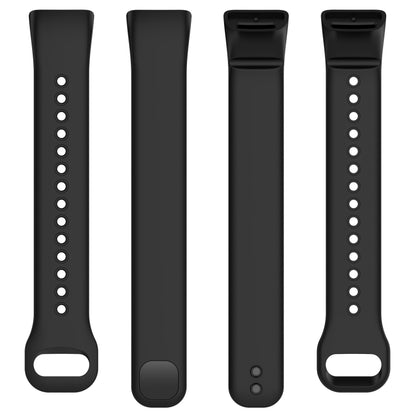 For Mambo Band 5 / 5S Solid Color Silicone Replacement Watch Band(Black) - Smart Wear by PMC Jewellery | Online Shopping South Africa | PMC Jewellery