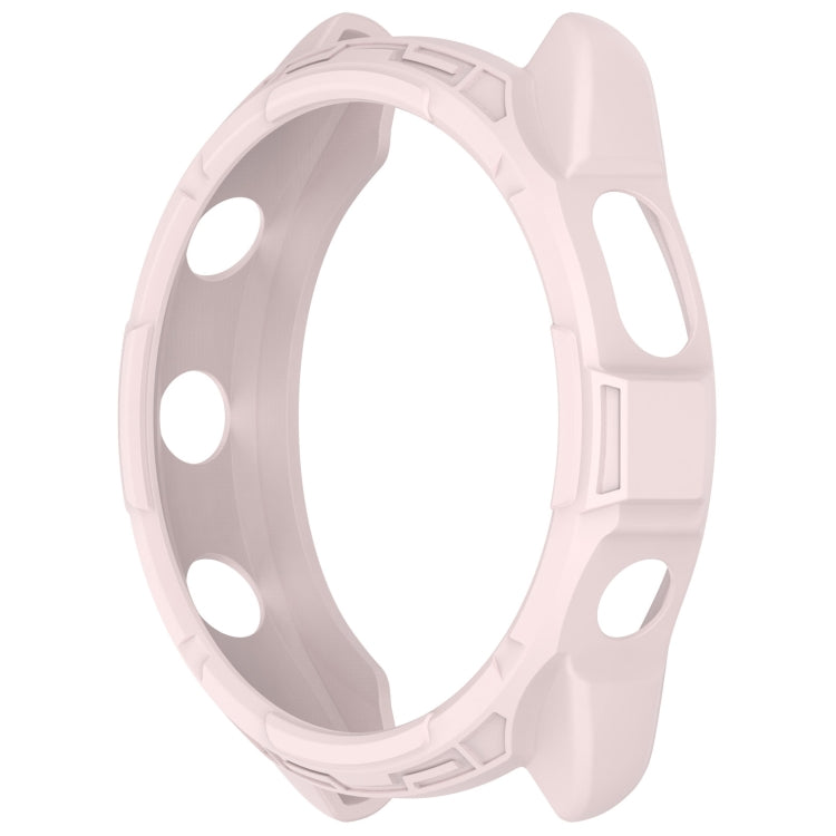 For Garmin Forerunner 965 Armor Hollow Watch Protective Case(Light Pink) - Watch Cases by PMC Jewellery | Online Shopping South Africa | PMC Jewellery