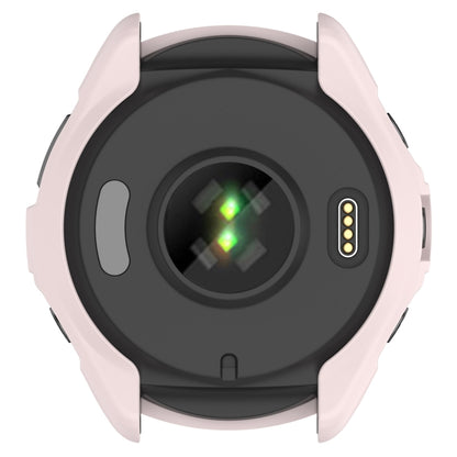 For Garmin Forerunner 965 Armor Hollow Watch Protective Case(Light Pink) - Watch Cases by PMC Jewellery | Online Shopping South Africa | PMC Jewellery