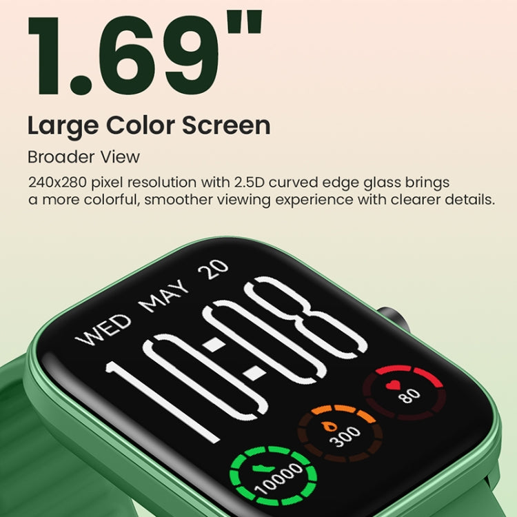 Original Xiaomi Youpin HAYLOU LS13 GST Lite 1.69 inch Square Screen Smart Bluetooth Watch Supports Blood Oxygen Tracking / Sleep Monitoring(Green) -  by Xiaomi | Online Shopping South Africa | PMC Jewellery