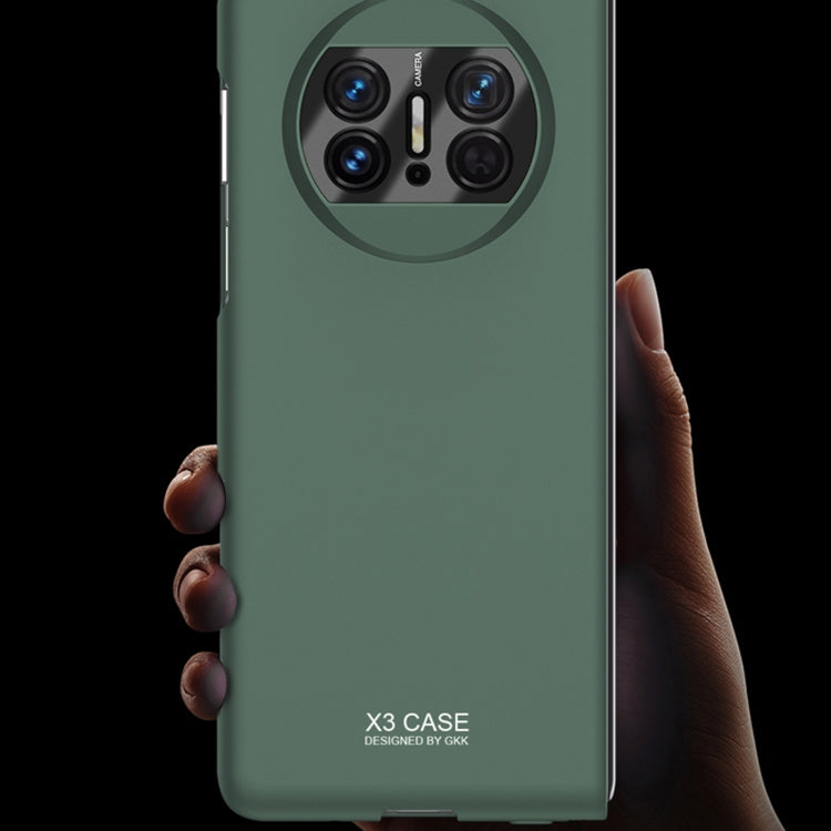 For Huawei Mate X3 GKK Peep-proof Integrated Ultra-thin Full Coverage Phone Flip Case(Silver) - Huawei Cases by GKK | Online Shopping South Africa | PMC TechLife | Buy Now Pay Later Mobicred