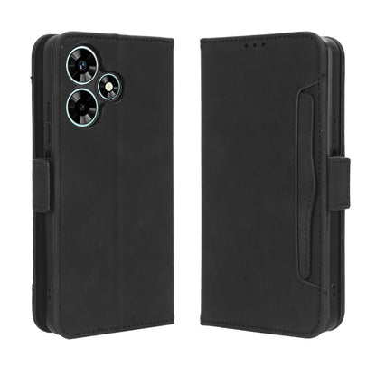 For Infinix Hot 30 4G X6831 Skin Feel Calf Texture Card Slots Leather Phone Case(Black) - Infinix Cases by PMC Jewellery | Online Shopping South Africa | PMC Jewellery