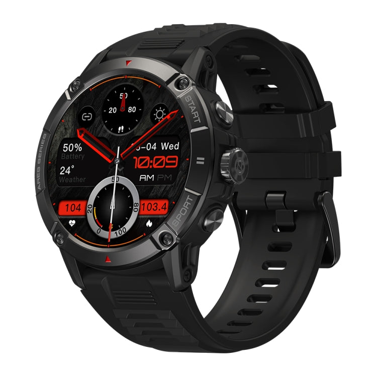 Zeblaze Ares 3 1.52 inch IPS Screen Smart Watch Supports Health Monitoring / Voice Calls(Meteorite Black) - Smart Watches by Zeblaze | Online Shopping South Africa | PMC Jewellery | Buy Now Pay Later Mobicred