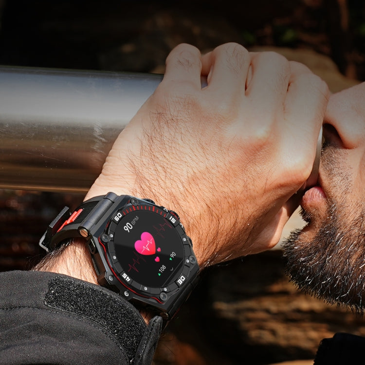 CT18 1.43 inch AMOLED Screen Smart Watch Supports Bluetooth Call/Blood Oxygen Detection(Red) -  by PMC TechLife | Online Shopping South Africa | PMC TechLife