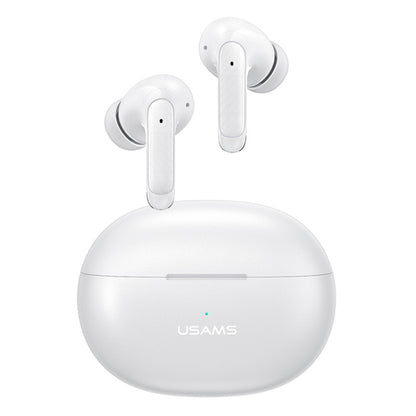 USAMS XD19 ENC Dual Wheat Noise Reduction TWS In-Ear Wireless Bluetooth Earphone(White) - TWS Earphone by USAMS | Online Shopping South Africa | PMC Jewellery
