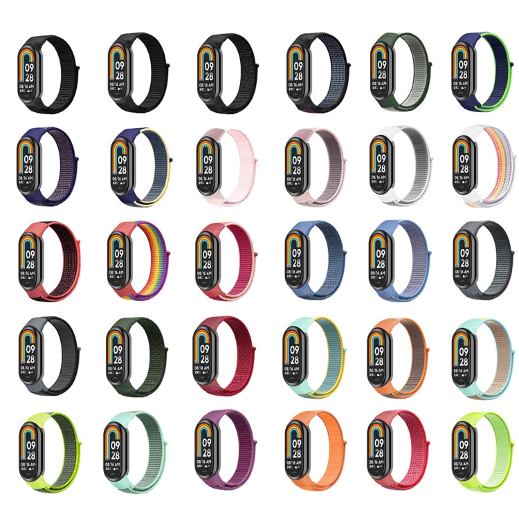For Xiaomi Mi Band 8 Loop Nylon Replacement Watch Band(Ice Ocean Blue) -  by PMC TechLife | Online Shopping South Africa | PMC TechLife