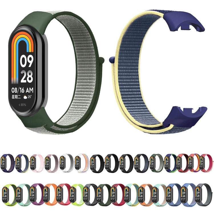 For Xiaomi Mi Band 8 Loop Nylon Replacement Watch Band(Rainbow) -  by PMC TechLife | Online Shopping South Africa | PMC TechLife