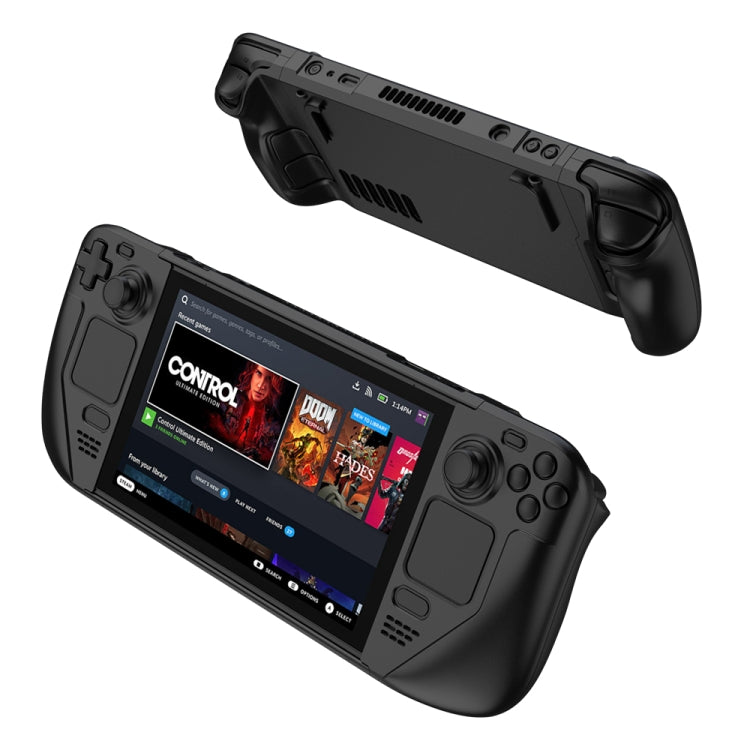 GKK For Steam Deck Color Contrast Anti-fall Game Console Case(Black) - Cover Case by GKK | Online Shopping South Africa | PMC Jewellery | Buy Now Pay Later Mobicred