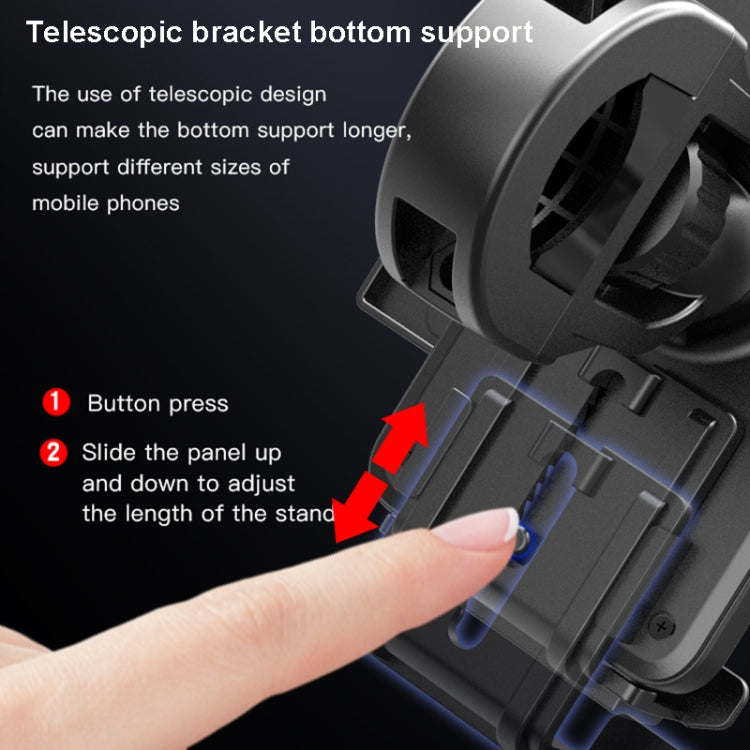 Yesido C94 Bicycle / Motorcycle Elastic Clip Phone Navigation Bracket(Black) - Holder by Yesido | Online Shopping South Africa | PMC TechLife