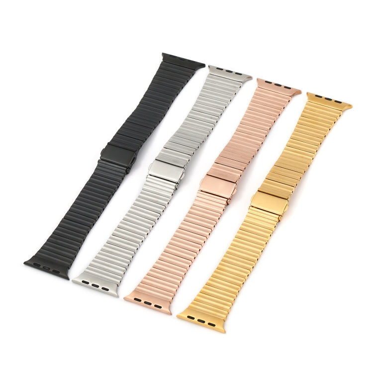 Ocean Metal Replacement Watch Band For Apple Watch 7 45mm(Black) -  by PMC TechLife | Online Shopping South Africa | PMC TechLife