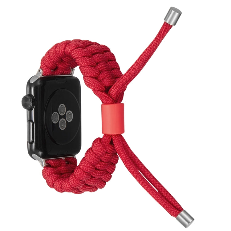 Stretch Plain Silicone Bean Watch Band For Apple Watch 8 45mm(Red) -  by PMC Jewellery | Online Shopping South Africa | PMC Jewellery