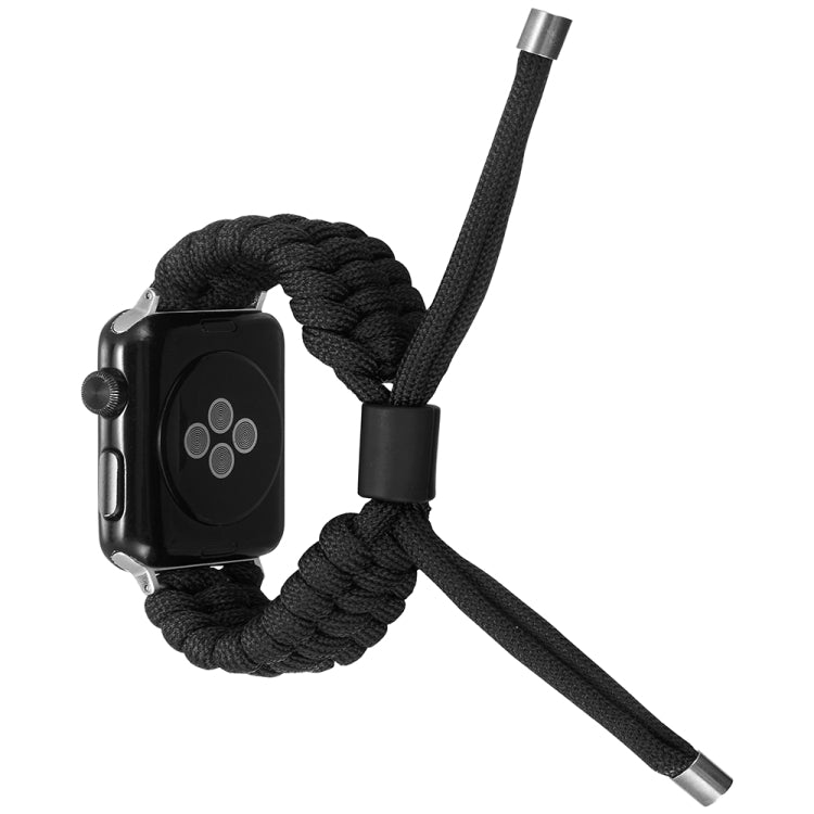 Stretch Plain Silicone Bean Watch Band For Apple Watch 7 41mm(Black) -  by PMC TechLife | Online Shopping South Africa | PMC TechLife