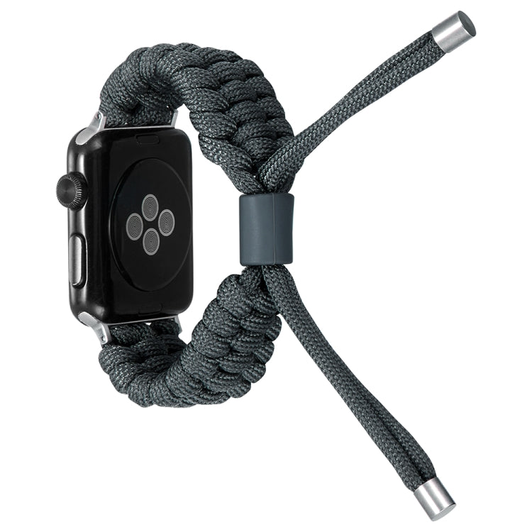 Stretch Plain Silicone Bean Watch Band For Apple Watch SE 2022 40mm(Dark Grey) -  by PMC TechLife | Online Shopping South Africa | PMC TechLife