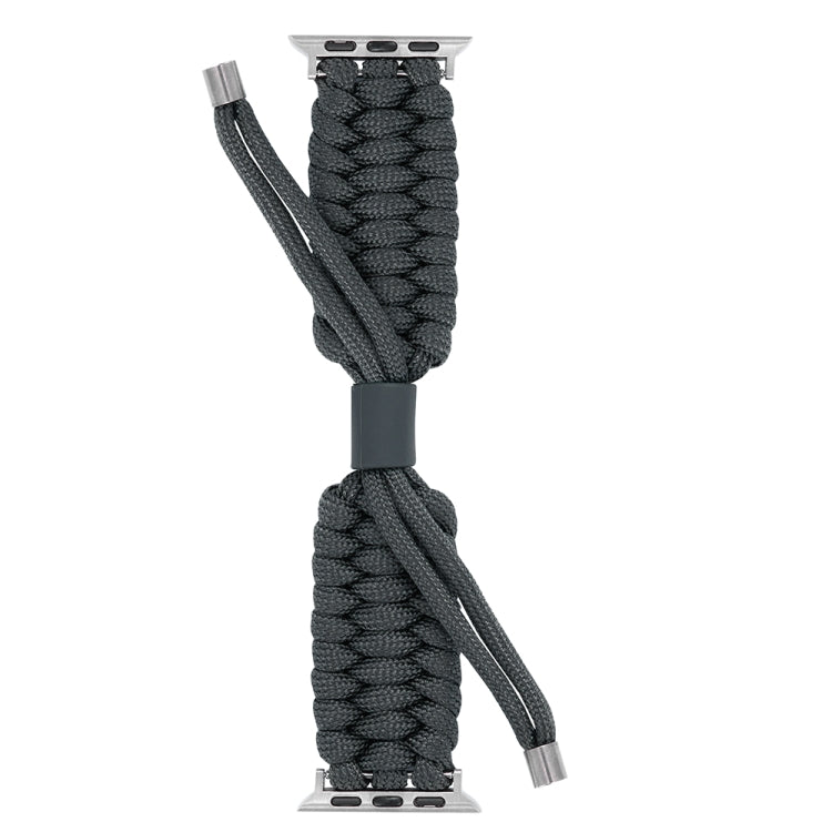 Stretch Plain Silicone Bean Watch Band For Apple Watch SE 2022 40mm(Dark Grey) -  by PMC TechLife | Online Shopping South Africa | PMC TechLife