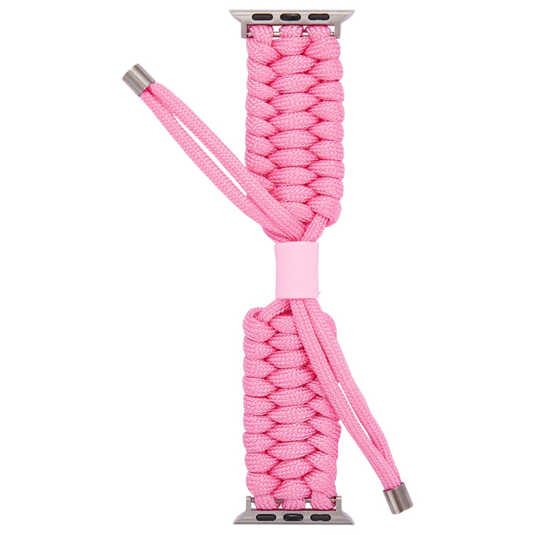 Stretch Plain Silicone Bean Watch Band For Apple Watch SE 2022 44mm(Light Pink) -  by PMC TechLife | Online Shopping South Africa | PMC TechLife