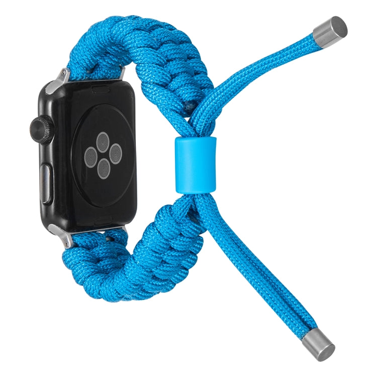 Stretch Plain Silicone Bean Watch Band For Apple Watch SE 2022 44mm(Sky Blue) -  by PMC TechLife | Online Shopping South Africa | PMC TechLife