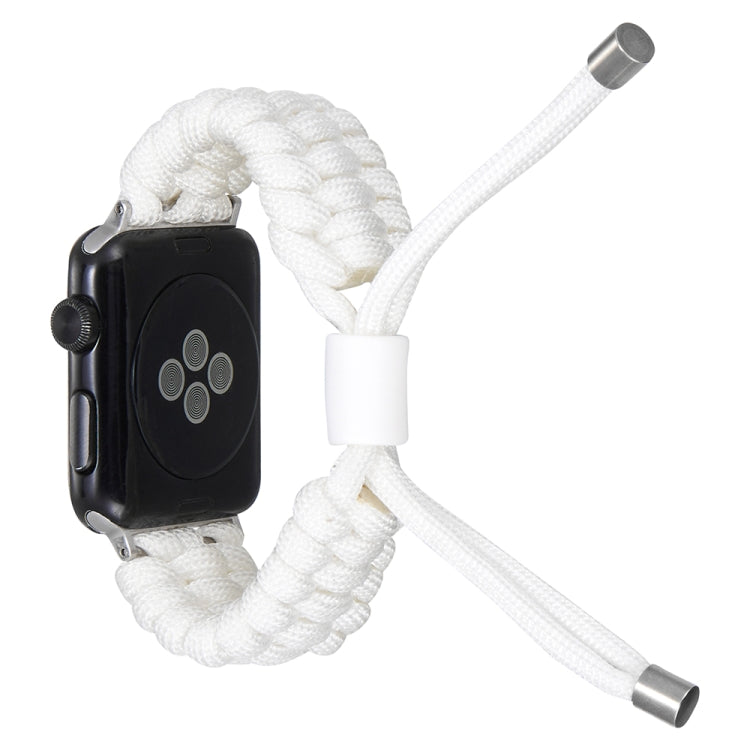 Stretch Plain Silicone Bean Watch Band For Apple Watch 6 44mm(White) -  by PMC TechLife | Online Shopping South Africa | PMC TechLife