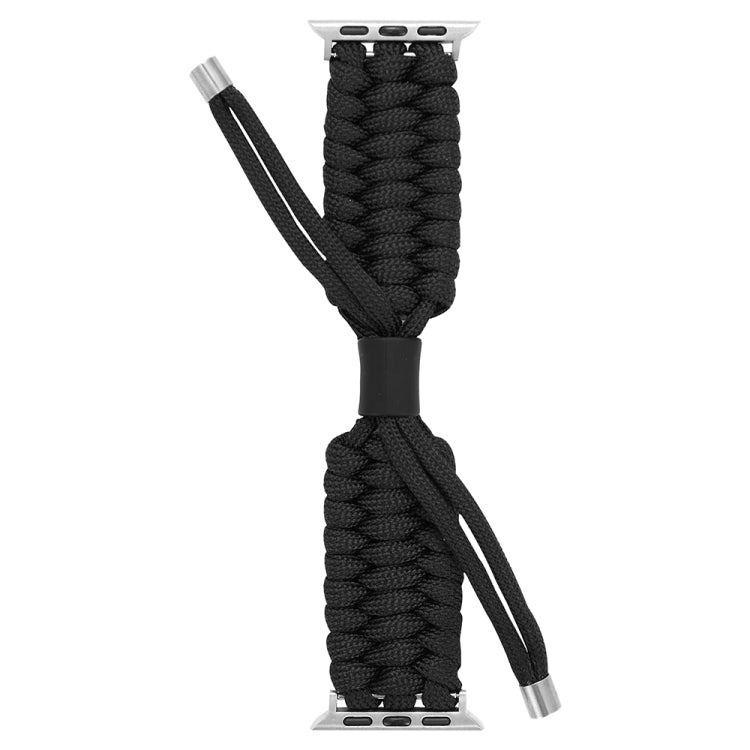 Stretch Plain Silicone Bean Watch Band For Apple Watch 4 40mm(Black) -  by PMC TechLife | Online Shopping South Africa | PMC TechLife