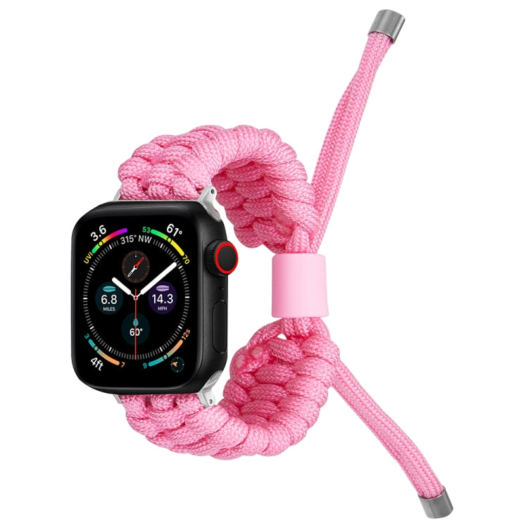 Stretch Plain Silicone Bean Watch Band For Apple Watch 4 44mm(Light Pink) -  by PMC TechLife | Online Shopping South Africa | PMC TechLife