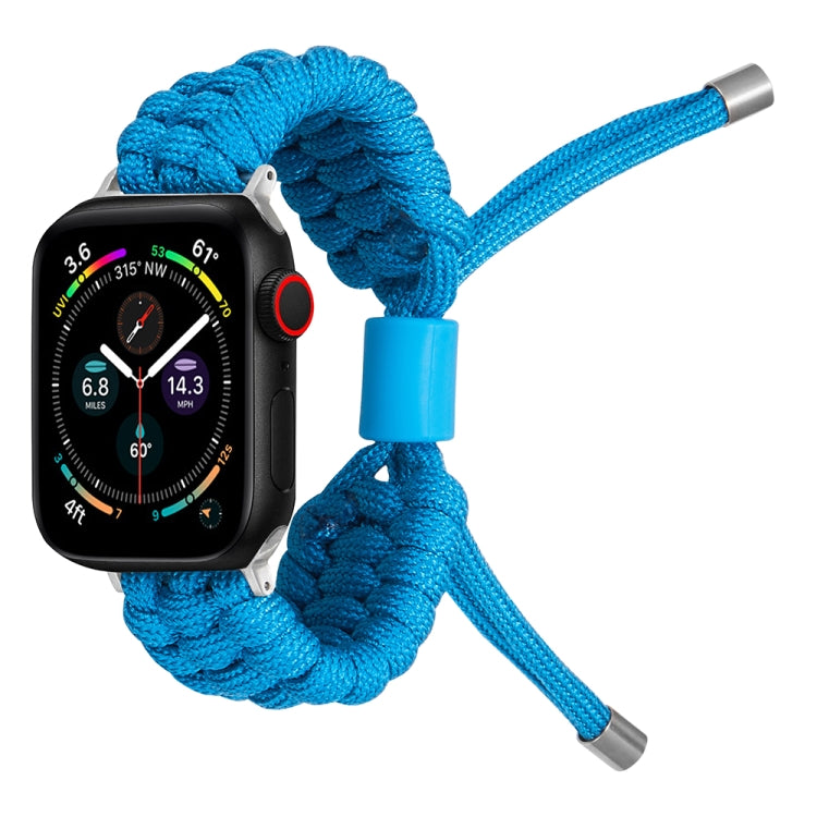 Stretch Plain Silicone Bean Watch Band For Apple Watch 3 42mm(Sky Blue) -  by PMC TechLife | Online Shopping South Africa | PMC TechLife