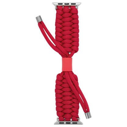 Stretch Plain Silicone Bean Watch Band For Apple Watch 42mm(Red) -  by PMC Jewellery | Online Shopping South Africa | PMC Jewellery