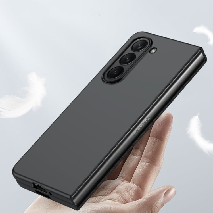 For Samsung Galaxy Z Fold5 Fuel Injection PC Skin Feel Phone Case(Black) - free shipping - PMC TechLife - Order now!