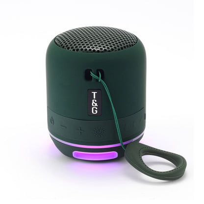 T&G TG294 TWS LED Mini Portable Wireless Stereo Sound Outdoor Speaker(Dark Green) - Mini Speaker by T&G | Online Shopping South Africa | PMC Jewellery