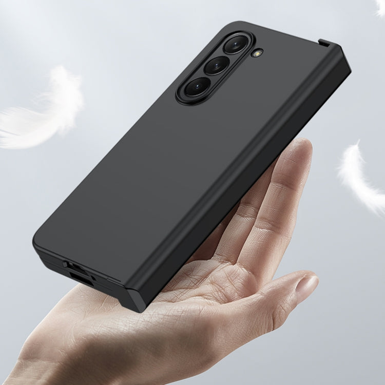 For Samsung Galaxy Z Fold5 Skin Feel PC Phone Case with Hinge(Orange) - free shipping - PMC TechLife - Order now!