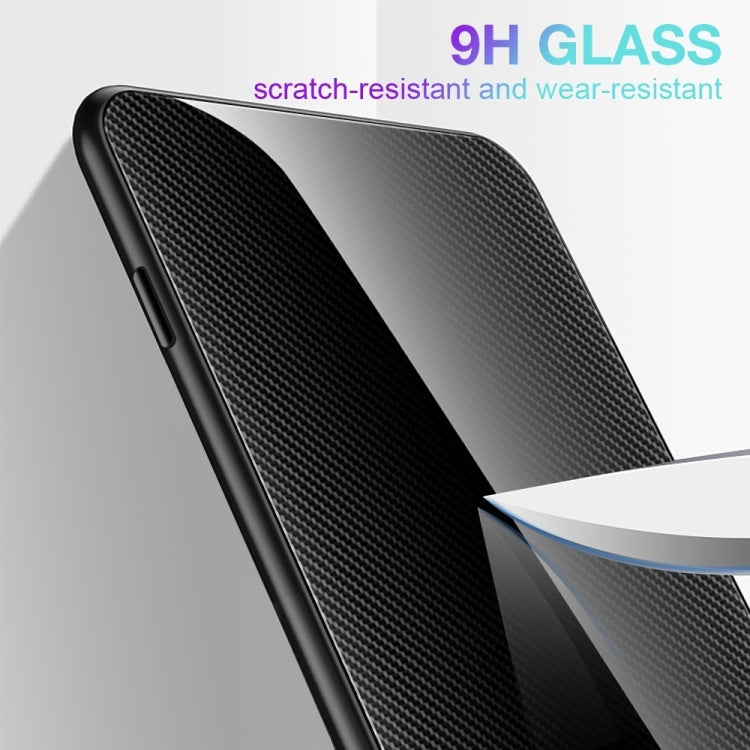 For Xiaomi Redmi Note 12 Turbo Texture Gradient Glass TPU Phone Case(Black) - free shipping - PMC TechLife - Order now!