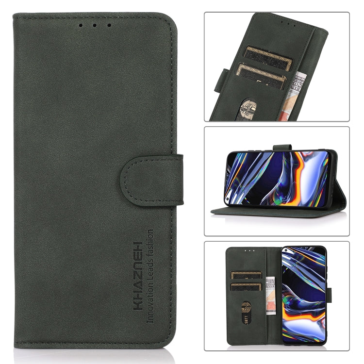 For Xiaomi Poco F5 Pro KHAZNEH Matte Texture Leather Phone Case(Green) - free shipping - PMC TechLife - Order now!