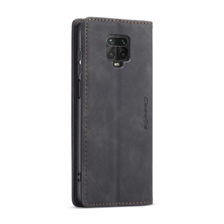 For Xiaomi Redmi Note 9 Pro/Note 9 Pro Max/Note 9s CaseMe 013 Multifunctional Horizontal Flip Leather Case, with Card Slot & Holder & Wallet(Black) - Xiaomi Cases by CaseMe | Online Shopping South Africa | PMC Jewellery