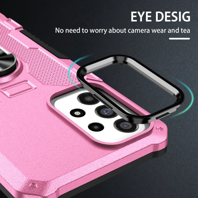 For Xiaomi Redmi Note 12 Pro 5G Global / Poco X5 Pro Ring Holder Armor Hybrid Phone Case(Pink) - free shipping - PMC TechLife - Order now!