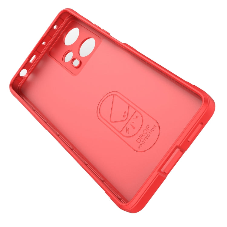 For Xiaomi Redmi Note 12 Turbo Magic Shield TPU + Flannel Phone Case(Red) - free shipping - PMC TechLife - Order now!