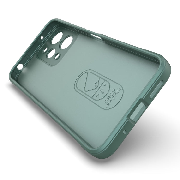 For Xiaomi Redmi 12 4G Magic Shield TPU + Flannel Phone Case(Dark Green) - free shipping - PMC TechLife - Order now!