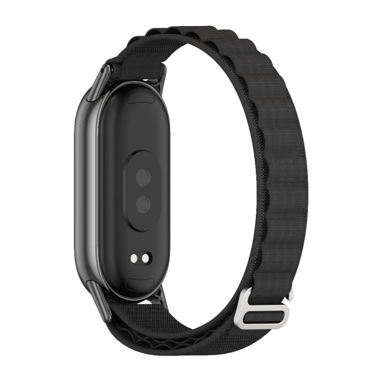 For Xiaomi Mi Band 8 Mijobs Nylon Breathable Watch Band(Black) -  by MIJOBS | Online Shopping South Africa | PMC Jewellery