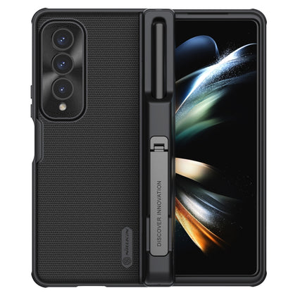 For Samsung Galaxy Z Fold4 5G / W23 NILLKIN Frosted Fold PC + TPU Phone Case(Black) - Galaxy Z Fold4 5G Cases by NILLKIN | Online Shopping South Africa | PMC Jewellery