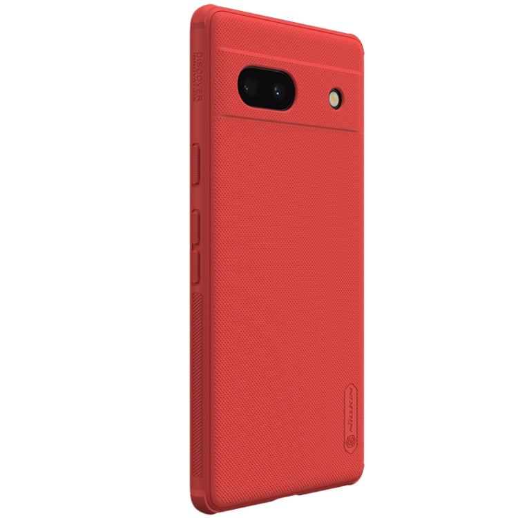 For Google Pixel 7A NILLKIN Frosted Shield Pro PC + TPU Phone Case(Red) - Google Cases by NILLKIN | Online Shopping South Africa | PMC Jewellery