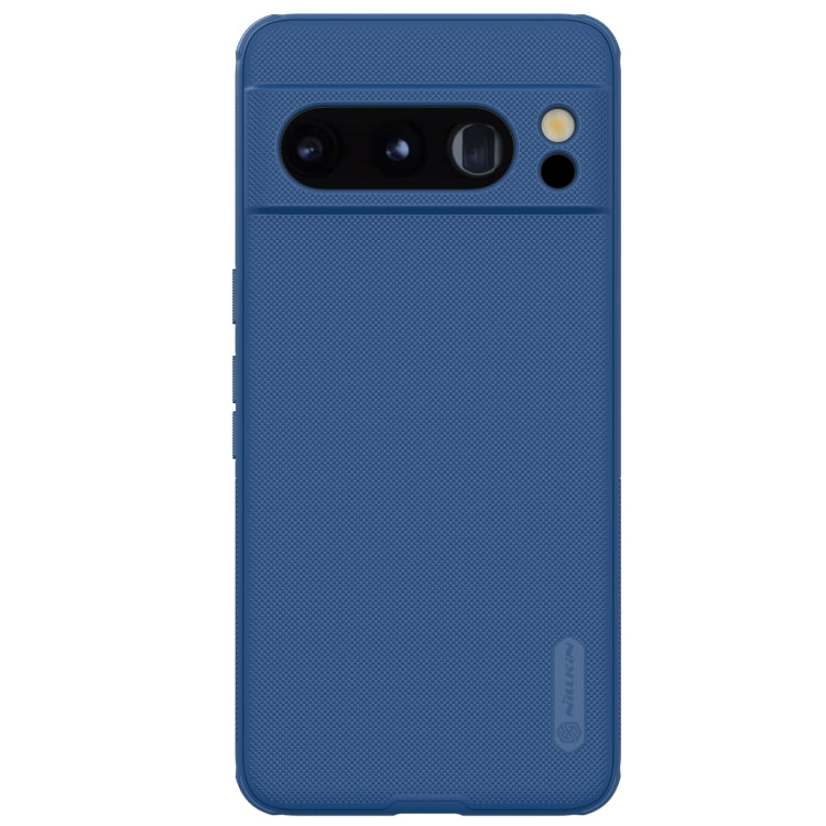 For Google Pixel 8 Pro NILLKIN Frosted Shield Pro PC + TPU Phone Case(Blue) - Google Cases by NILLKIN | Online Shopping South Africa | PMC Jewellery