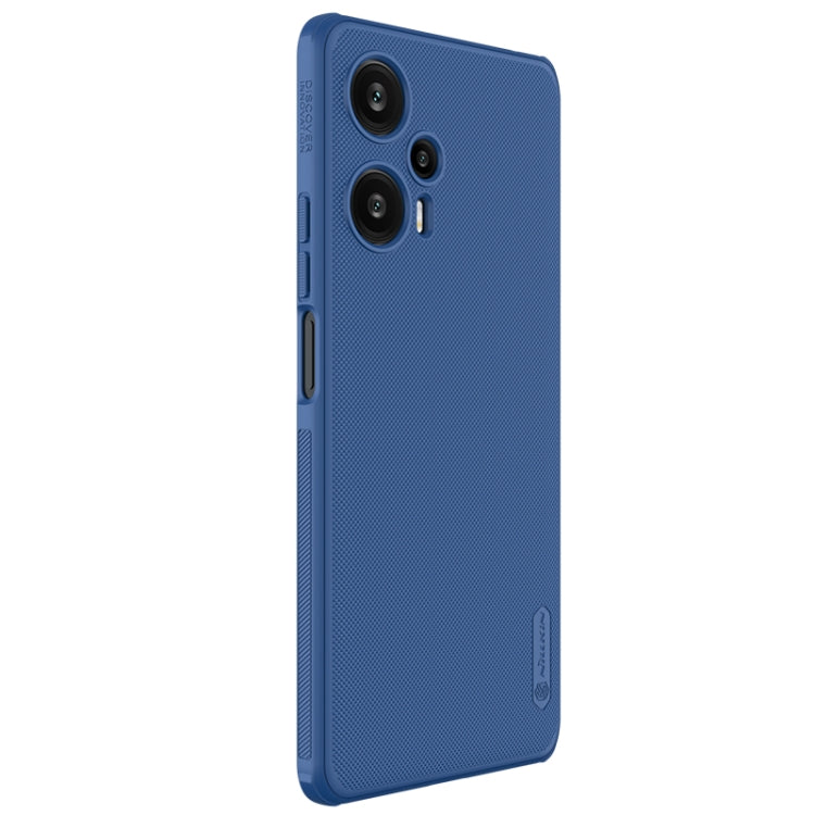 For Xiaomi Redmi Note 12 Turbo / Poco F5 NILLKIN Frosted Shield Pro PC + TPU Phone Case(Blue) - Xiaomi Cases by NILLKIN | Online Shopping South Africa | PMC Jewellery